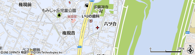 宮崎県宮崎市大塚町六ツ合702周辺の地図