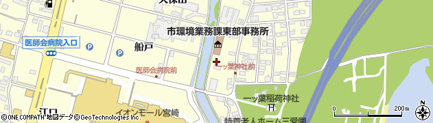 宮崎県宮崎市新別府町（薦藁）周辺の地図