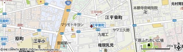 株式会社電工社　宮崎営業所周辺の地図