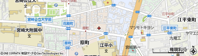 宮崎県宮崎市原町7周辺の地図