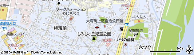 宮崎県宮崎市大塚町竹下520周辺の地図