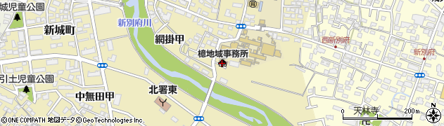宮崎市檍地域事務所周辺の地図