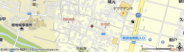 宮崎県宮崎市新別府町城元327周辺の地図