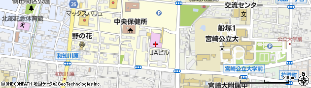 ＪＡビル・ＡＺＭホール事務局ＪＡ共済連宮崎総務課周辺の地図