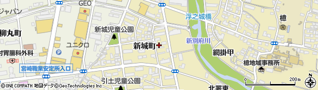宮崎県宮崎市新城町26周辺の地図