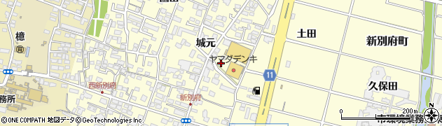 宮崎県宮崎市新別府町城元256周辺の地図
