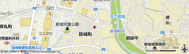 宮崎県宮崎市新城町28周辺の地図