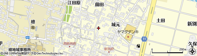 宮崎県宮崎市新別府町薗田107周辺の地図