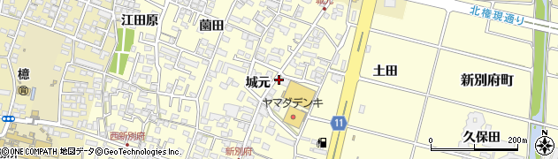 宮崎県宮崎市新別府町城元244周辺の地図