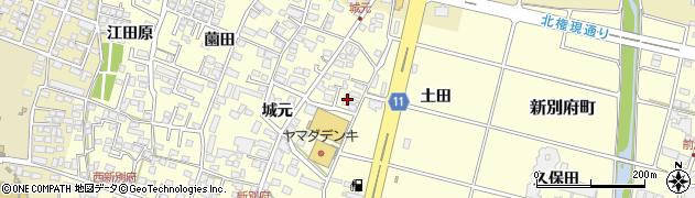 宮崎県宮崎市新別府町城元219周辺の地図