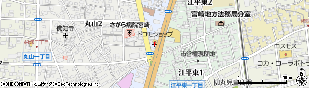 ドコモショップ江平店周辺の地図