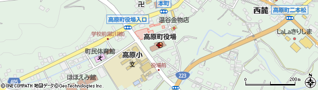 宮崎県高原町（西諸県郡）周辺の地図