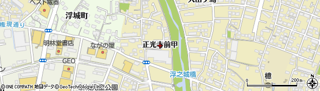 宮崎県宮崎市吉村町（正光寺前甲）周辺の地図