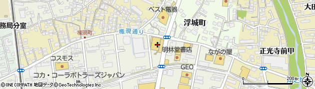 宮崎銀行コープみやざき柳丸店 ＡＴＭ周辺の地図