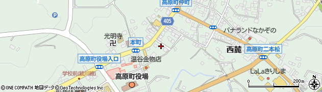 ホワイト急便・高原本町店周辺の地図