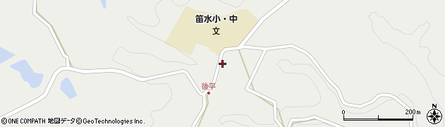 宮崎県都城市高崎町笛水863周辺の地図