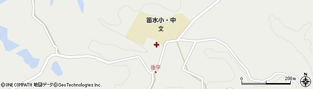 宮崎県都城市高崎町笛水855周辺の地図