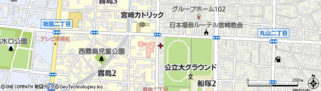 宮児タクシーグループ　タクシー配車周辺の地図