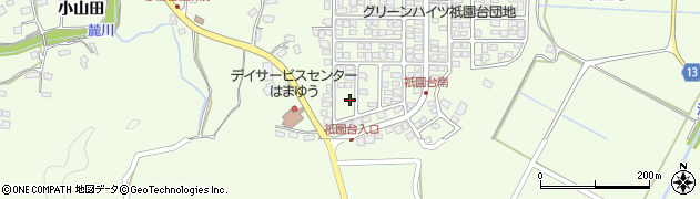 祇園第3街区公園周辺の地図