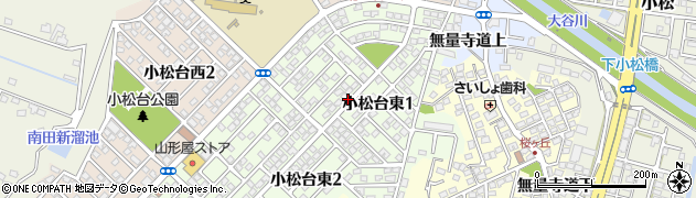宮崎県宮崎市小松台東周辺の地図