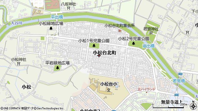 〒880-2113 宮崎県宮崎市小松台北町の地図