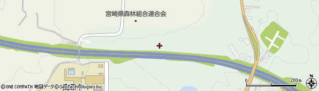 宮崎自動車道周辺の地図