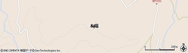鹿児島県湧水町（姶良郡）木場周辺の地図