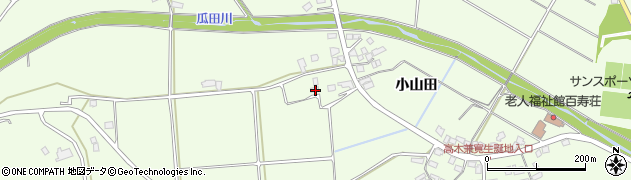 宮崎県宮崎市高岡町小山田2434周辺の地図