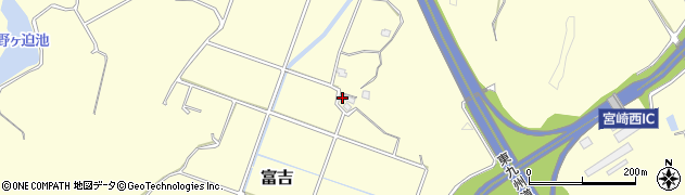 宮崎県宮崎市富吉2936周辺の地図
