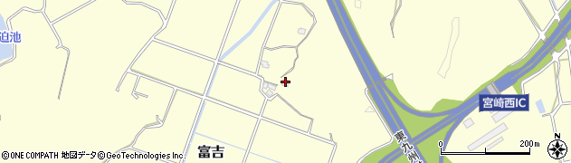 宮崎県宮崎市富吉2934周辺の地図