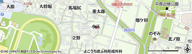 宮崎県宮崎市大島町（小玉）周辺の地図
