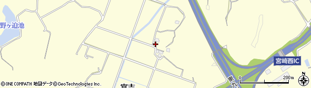 宮崎県宮崎市富吉2972周辺の地図