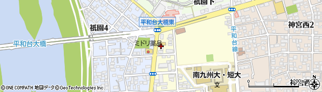 株式会社デュプロ　宮崎営業所周辺の地図