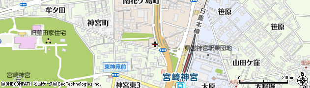 中薗保仏具店周辺の地図