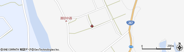 鹿児島県薩摩郡さつま町湯田1119周辺の地図