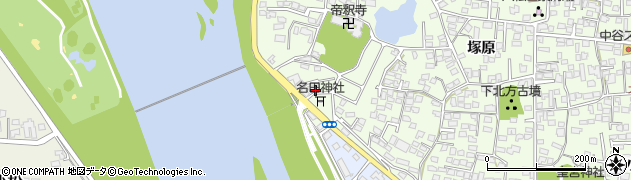 宮崎県宮崎市下北方町（平ノ下）周辺の地図