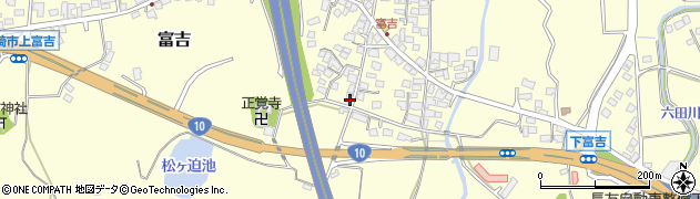 宮崎県宮崎市富吉2554周辺の地図