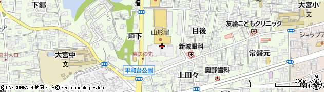 宮崎県宮崎市下北方町（平田）周辺の地図