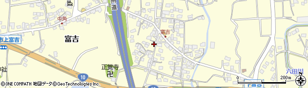 宮崎県宮崎市富吉2557周辺の地図
