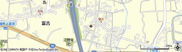 宮崎県宮崎市富吉2530周辺の地図