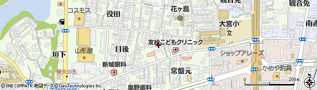宮崎県宮崎市下北方町（島口）周辺の地図