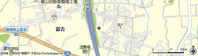 宮崎県宮崎市富吉2525周辺の地図