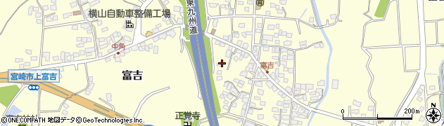 宮崎県宮崎市富吉2523周辺の地図