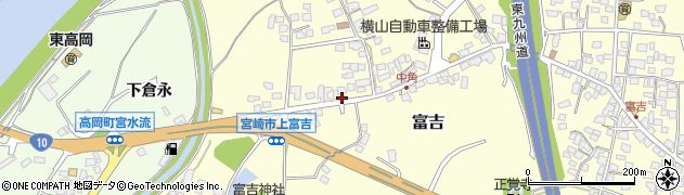 宮崎県宮崎市富吉5055周辺の地図