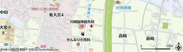 宮崎県宮崎市大島町（前田）周辺の地図