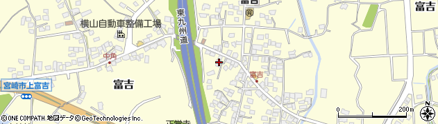 宮崎県宮崎市富吉2379周辺の地図