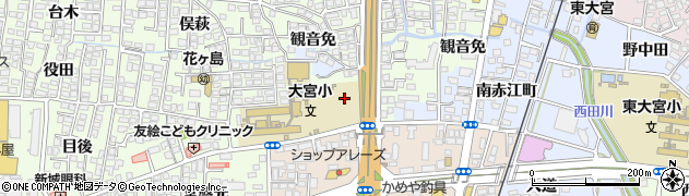 宮崎県宮崎市下北方町（新地）周辺の地図
