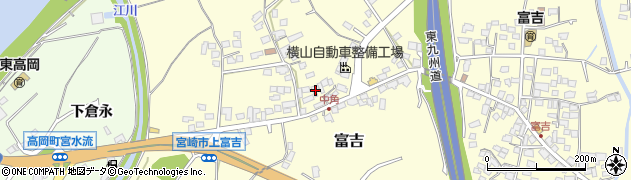 宮崎県宮崎市富吉5015周辺の地図