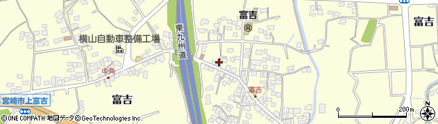 宮崎県宮崎市富吉2387周辺の地図