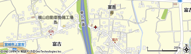宮崎県宮崎市富吉2389周辺の地図